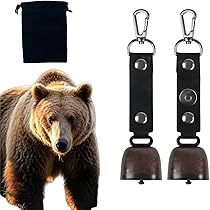 Amazon | RJDJDLXM 2個セット 熊よけ鈴 熊防止 猛獣避け 消音機能付き